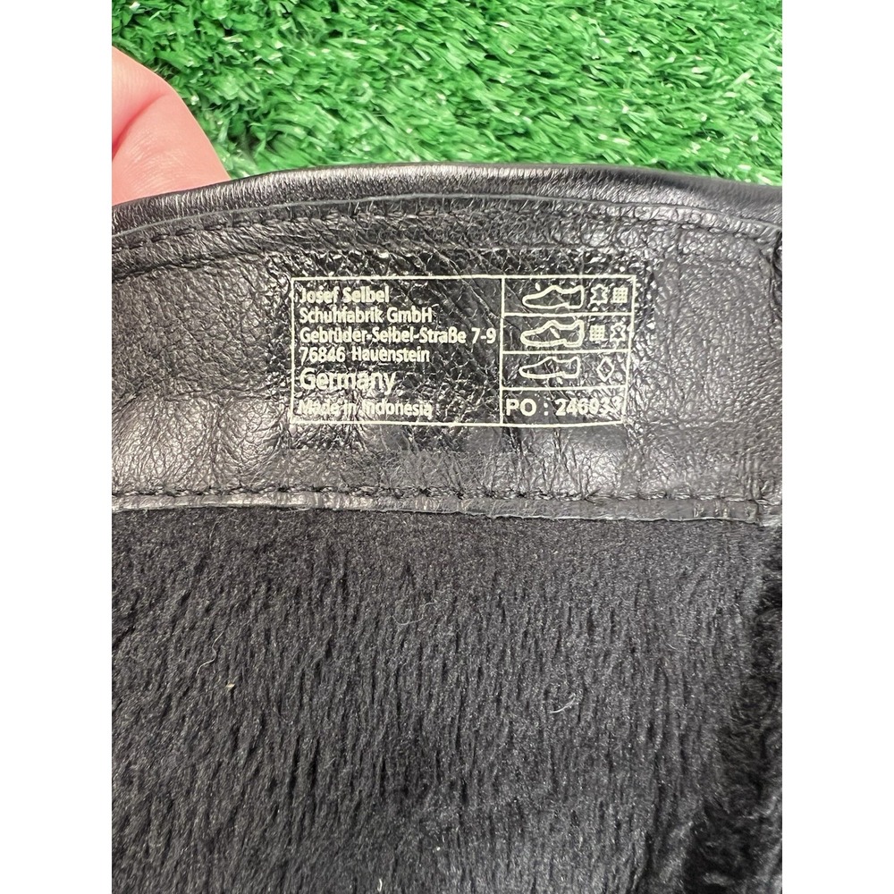 Josef Seibel Naly 23 Women's Tall Boots Black 40 US 9.5 Faux Fur Lined Slouchy - Picture 8 of 9